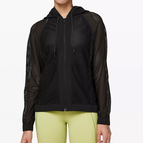 lululemon athletica Jackets & Blazers - Lululemon Mesh on Mesh Jacket Size 6
